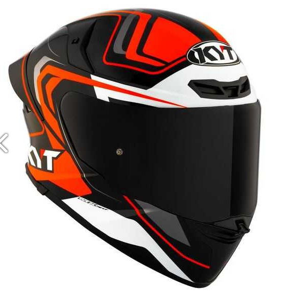 KYT TT-REVO KASK OVERTECH SİYAH TURUNCU