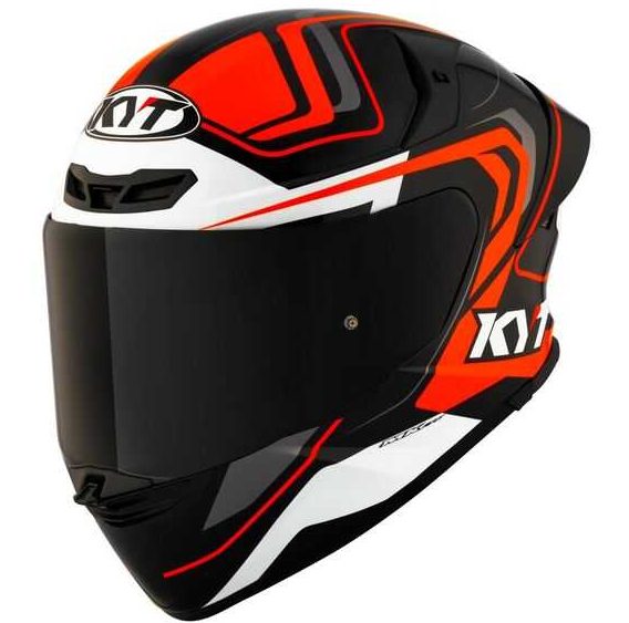 KYT TT-REVO KASK OVERTECH SİYAH TURUNCU