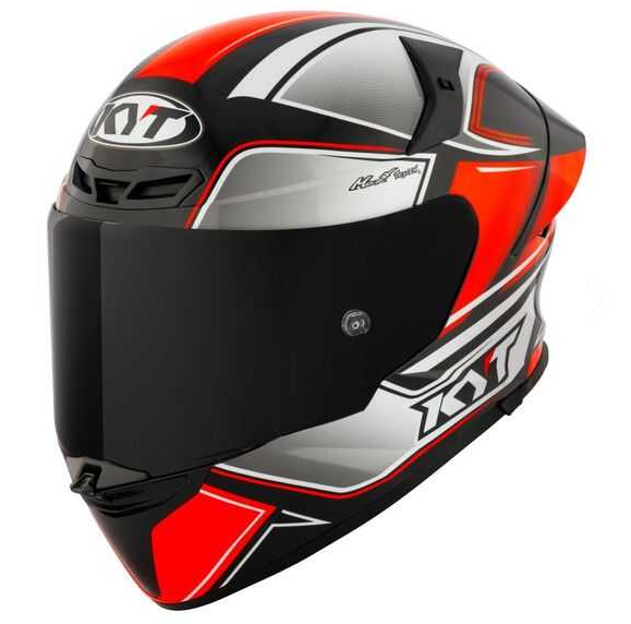 KYT TT-REVO KASK TOURIST RED FLUO