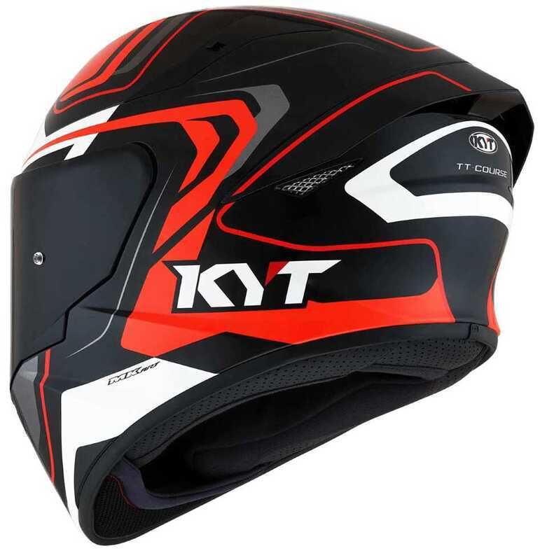 KYT TT-COURSE KASK OVERTECH SİYAH/TURUNCU