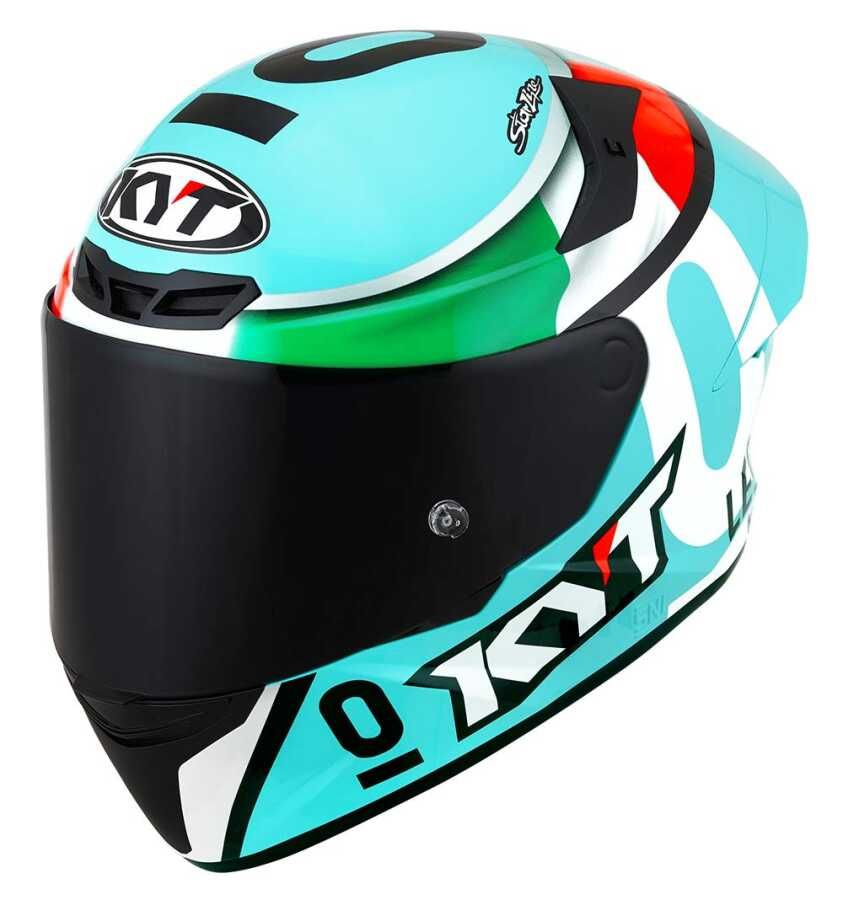 KYT TT-COURSE KASK LEONARD REPLICA TROCOLORE