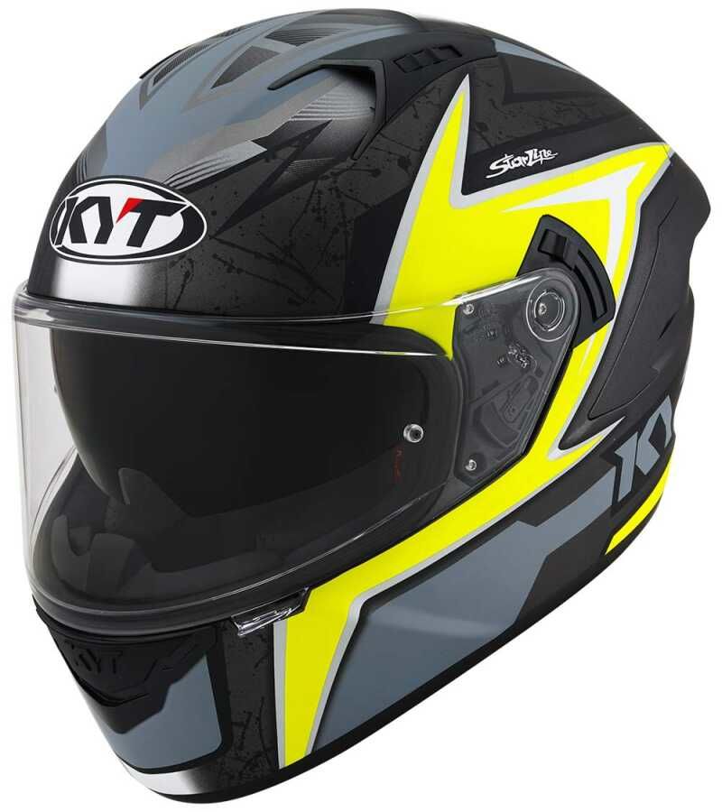 KYT NF-R KASK MINDSET MATT ANTH-YELLOW