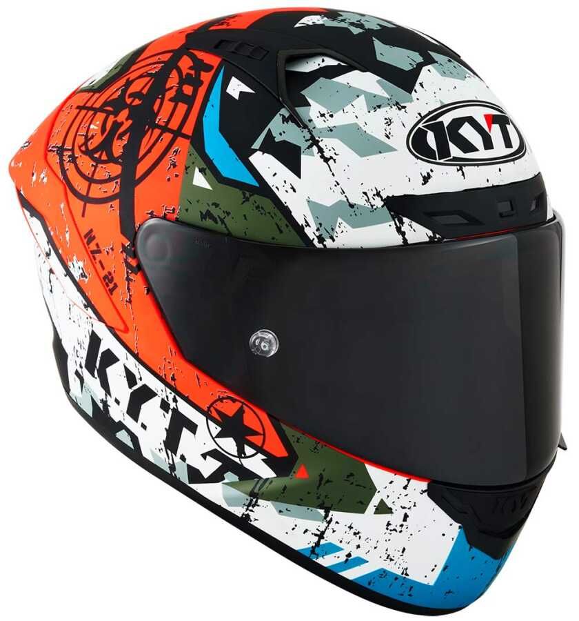 KYT NZ RACE KASK BLAZING MATT RED