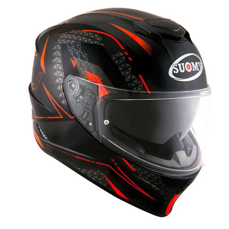 SUOMY STELLAR KASK SHADE BLACK-RED