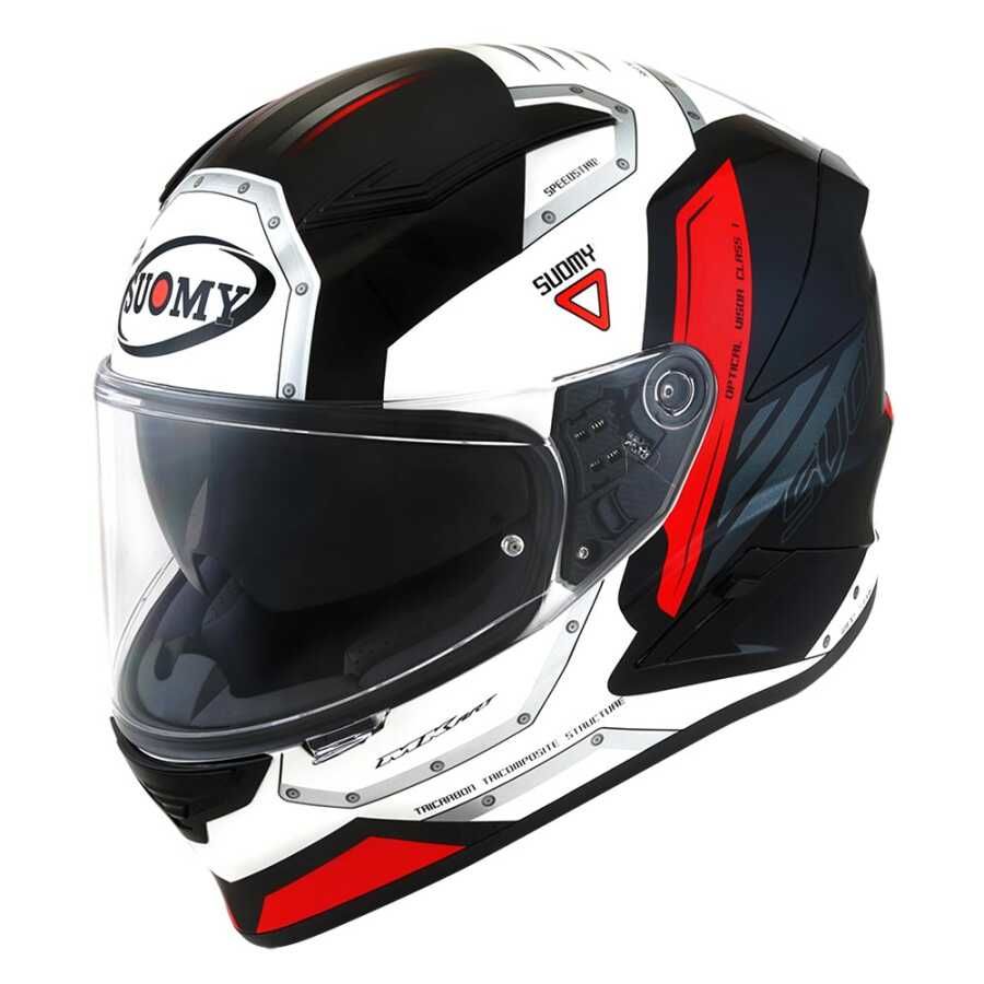 SUOMY SPEEDSTAR KASK AIRPLANE WHITE-RED