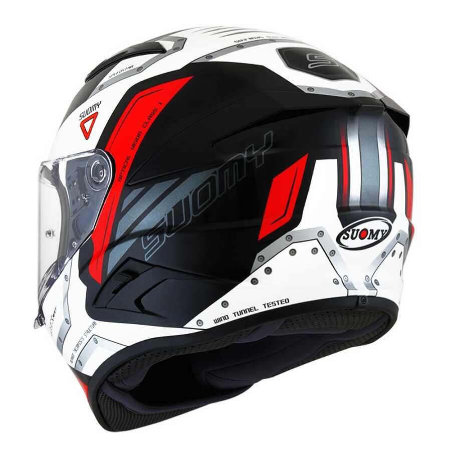 SUOMY SPEEDSTAR KASK AIRPLANE WHITE-RED