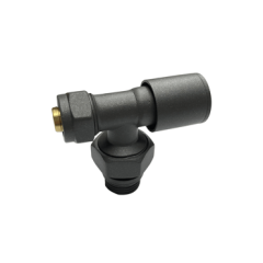 Spera Mini Corner Radiator Valve Painted (PEX) - Sandy White