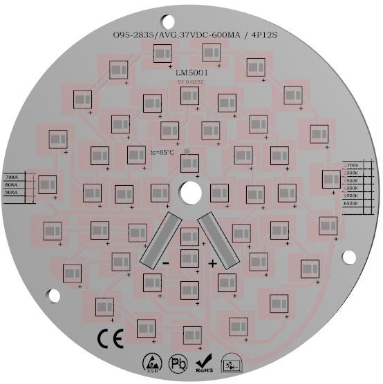 LM5001- Daire PCB Alu1W/mK