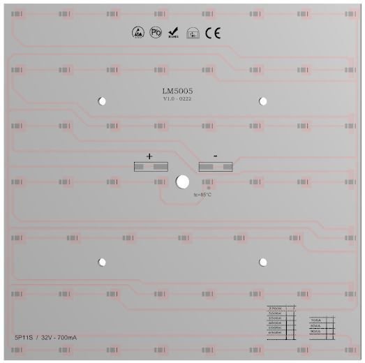 LM5005-  Kare PCB CEM1