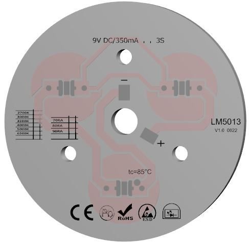 LM5013-  Daire PCB Alu1W/mK