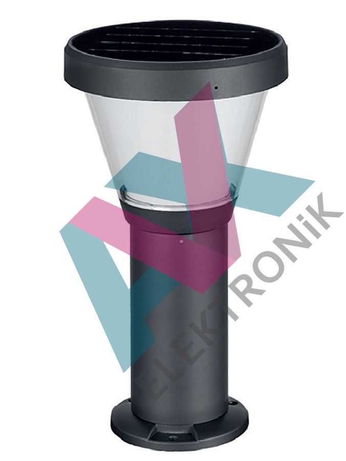 Solar Bahçe Aydınlatması Led Armatürü - 3W Solas - 380mm