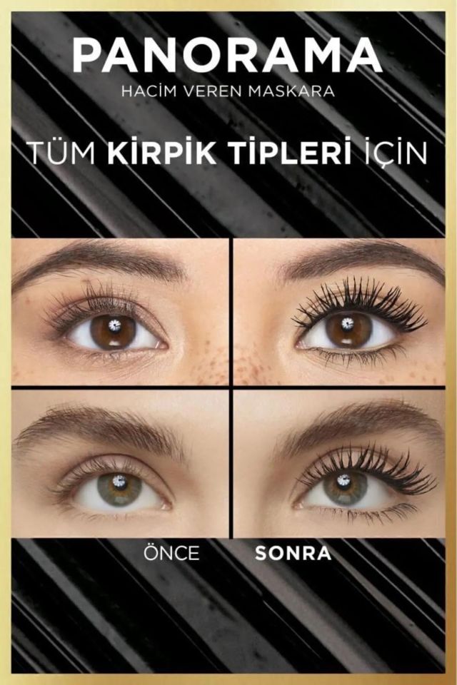 L'Oreal Paris Panorama Hacim Veren Maskara Siyah