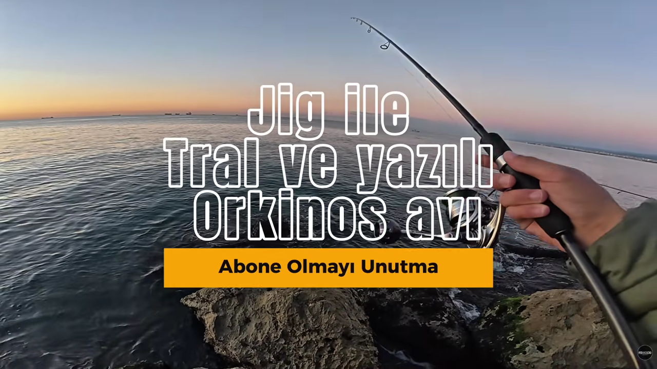 CARETTA JIGGING PRO İLE TRAL VE YAZILI ORKİNOS AVI