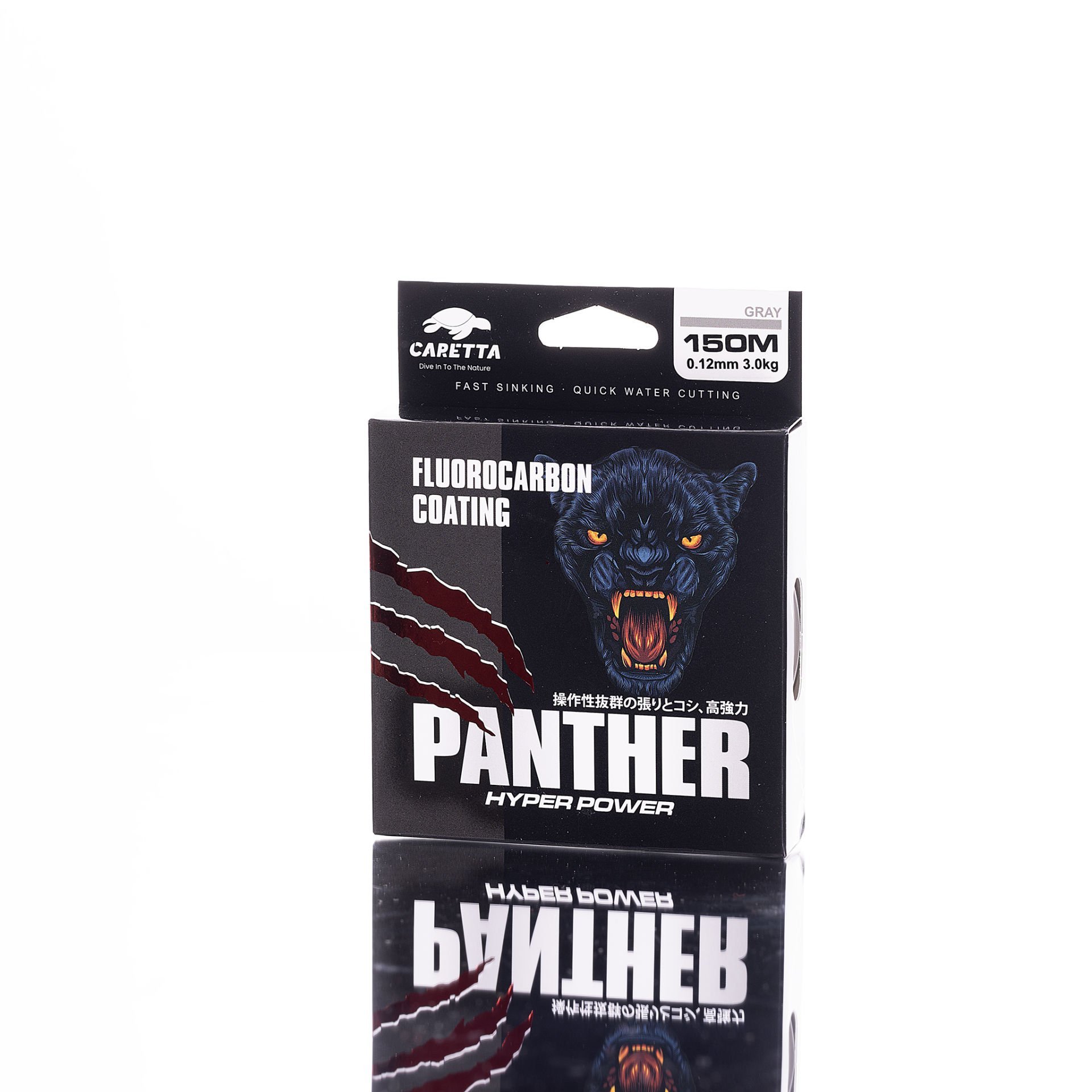 CARETTA PANTHER 150 MT FLUOROCARBON COATING MİSİNA 0.12