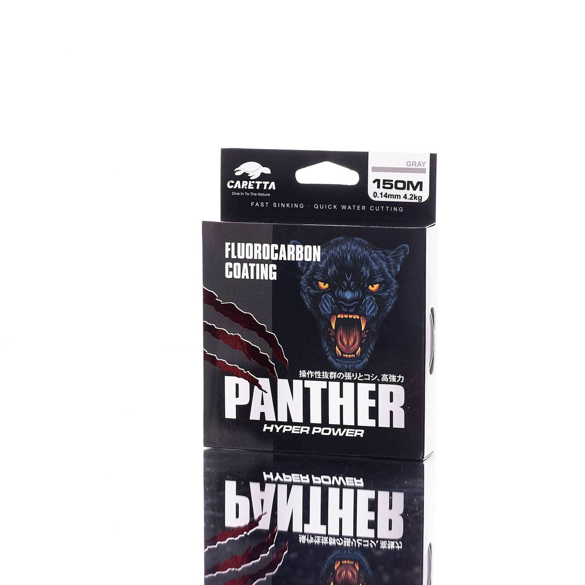 CARETTA PANTHER 150 MT FLUOROCARBON COATING MİSİNA 0.14