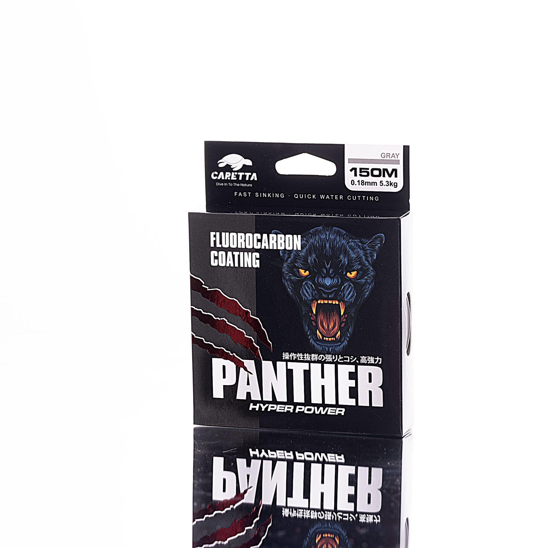 CARETTA PANTHER 150 MT FLUOROCARBON COATING MİSİNA 0.18