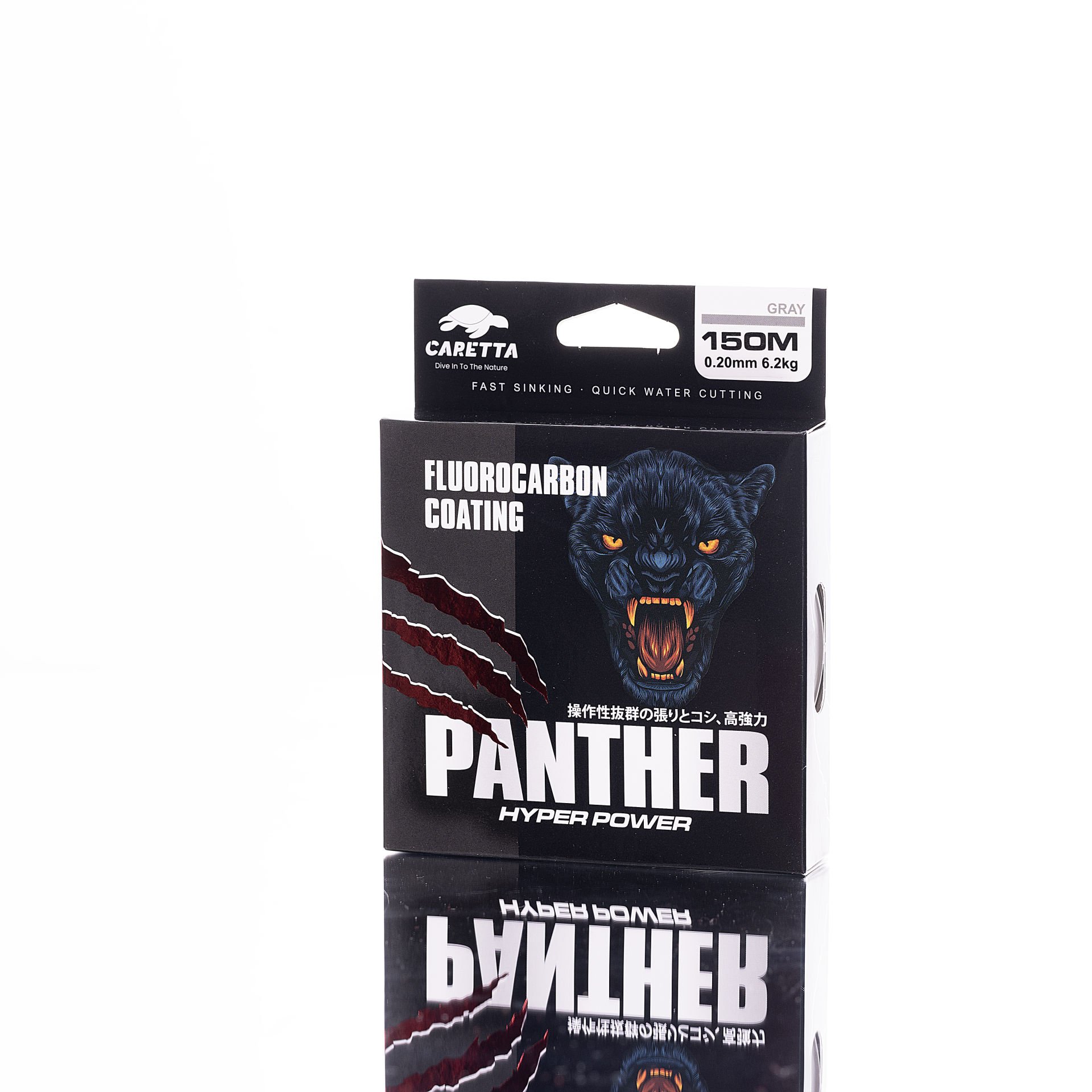 CARETTA PANTHER 150 MT FLUOROCARBON COATING MİSİNA 0.20
