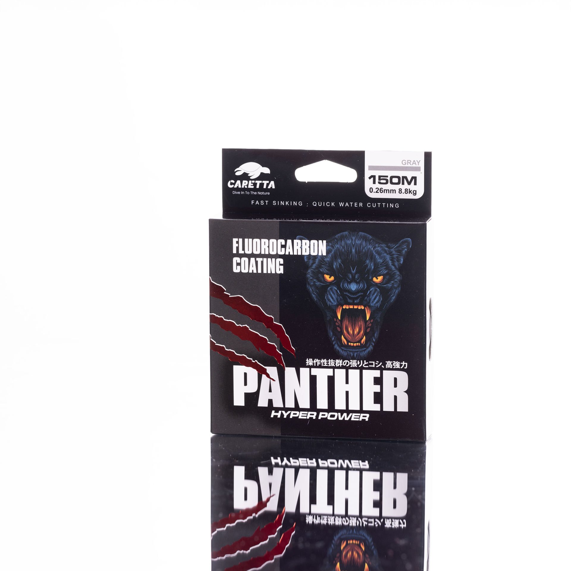 CARETTA PANTHER 150 MT FLUOROCARBON COATING MİSİNA 0.26