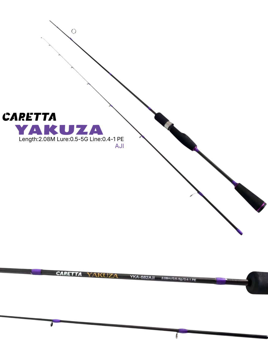Caretta Yakuza Aji 0.5-5g 2.08m 0.4-1 Pe