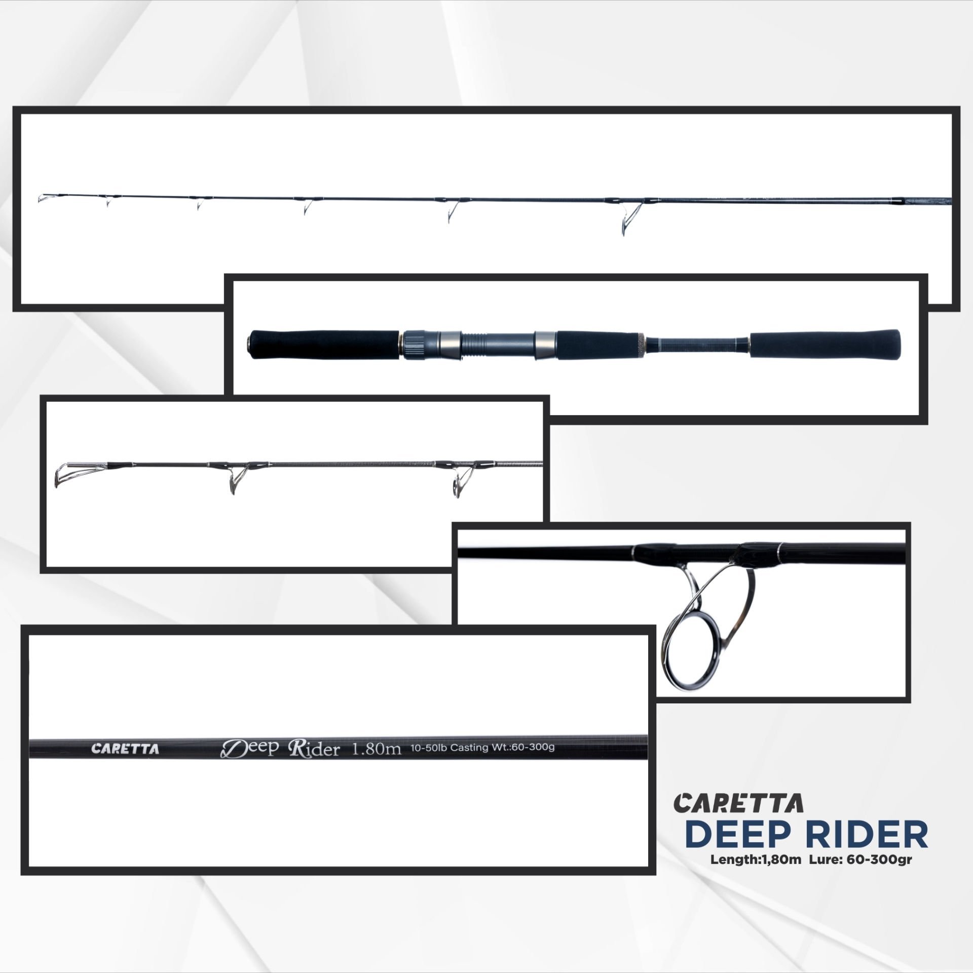 Caretta Deep Rider Jig Kamış 1.93m 60-300g