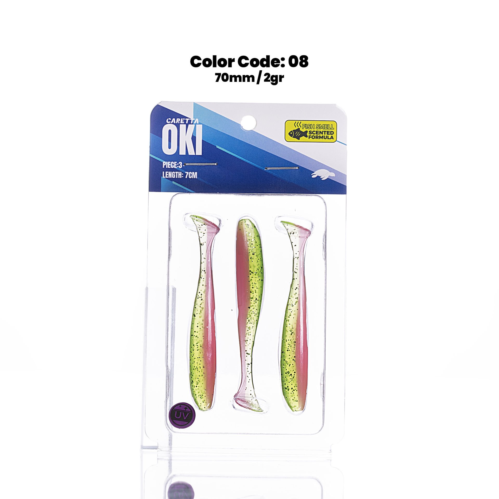 Caretta Oki Silikon Yem 7cm 2g Color #08