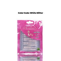 Caretta Shiro 5cm White Glitter