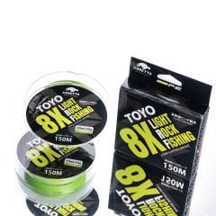 Caretta Toyo Green 8X Light Rock Fishing 150 mt İp Misina