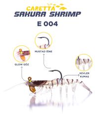 CARETTA SAKURA SHRIMP 6,5g 76mm E 004