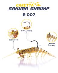 CARETTA SAKURA SHRIMP 6,5g 76mm E 007
