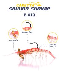 CARETTA SAKURA SHRIMP 6,5g 76mm E 010