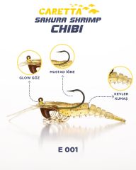 CARETTA SAKURA SHRIMP CHİBİ 3.7g 50mm E 001