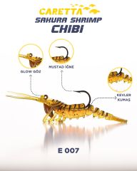 CARETTA SAKURA SHRIMP CHİBİ 3.7g 50mm E 007
