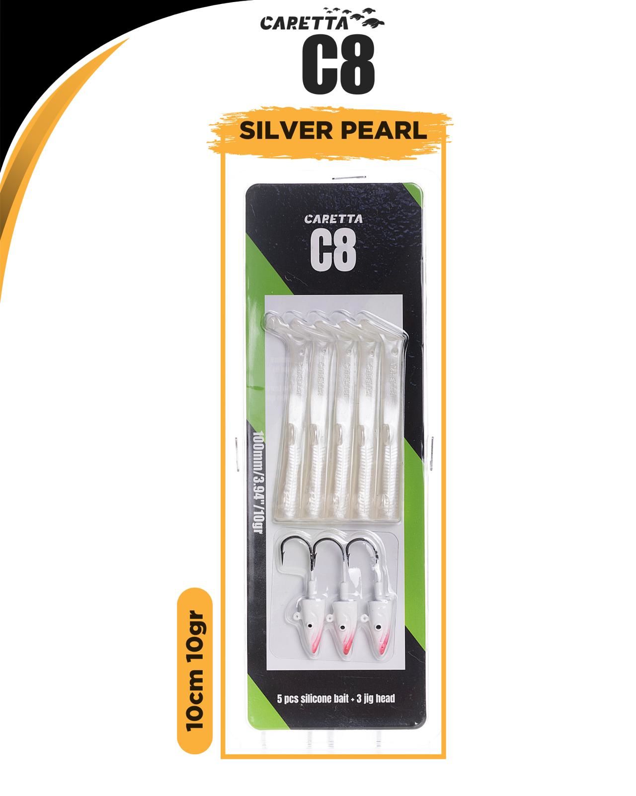 Caretta C8 10 Cm 10 G Silver Pearl