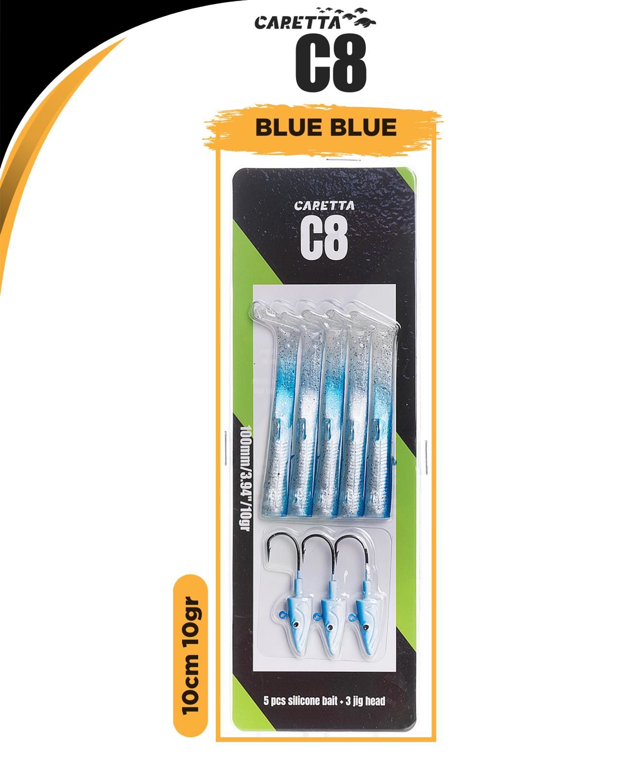 Caretta C8 10 Cm 10 G Blue Blue