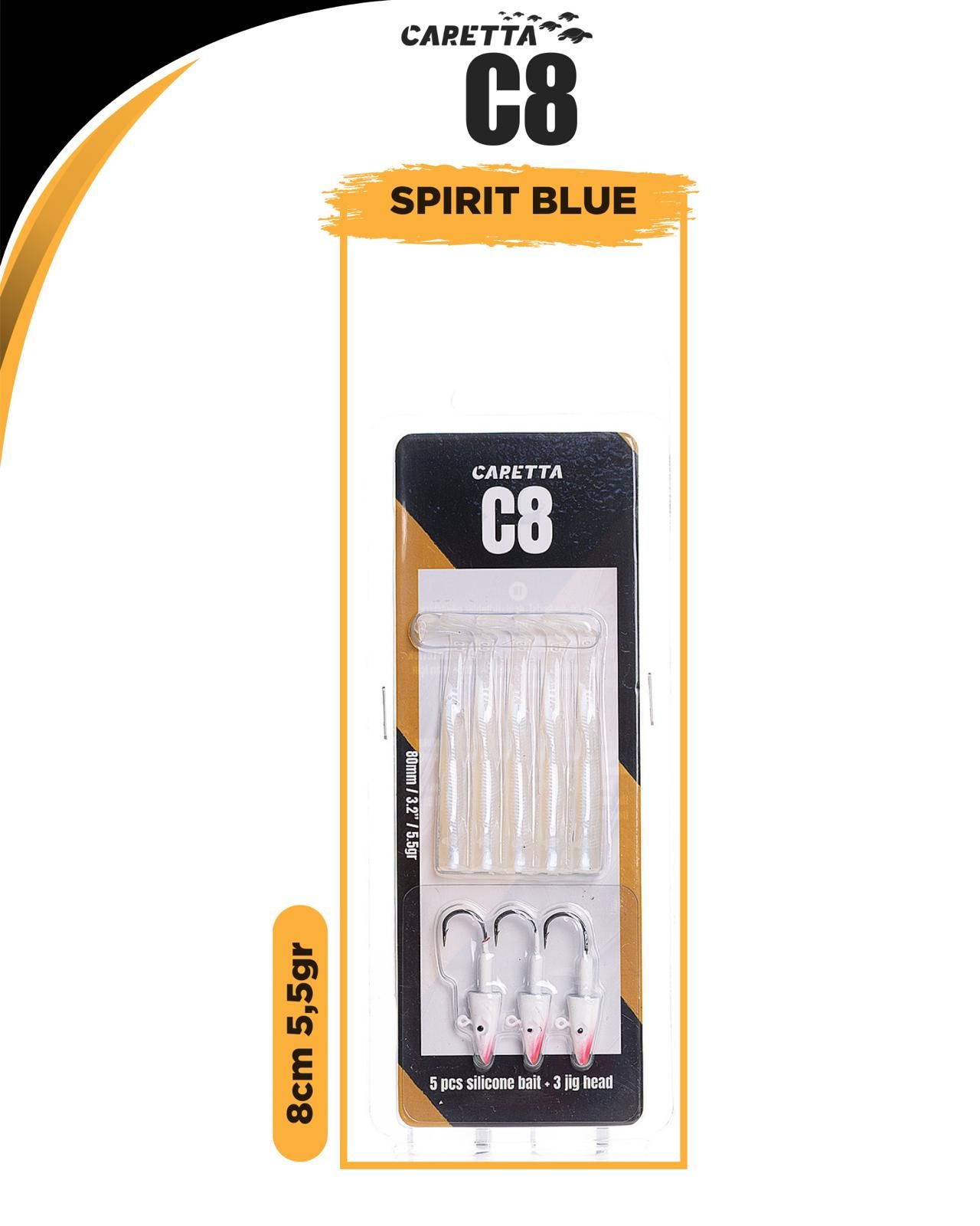 Caretta C8 8 Cm 5.5 G Spirit Blue