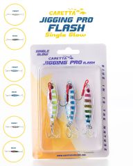 Caretta Jigging Pro Flash Jig Yem Single Glow  - 7 G
