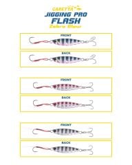 Caretta Jigging Pro Flash Jig Yem Zebra Glow - 20 G
