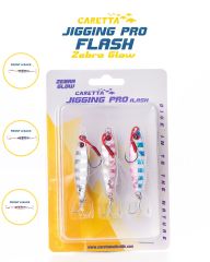 Caretta Jigging Pro Flash Jig Yem Zebra Glow - 30 G
