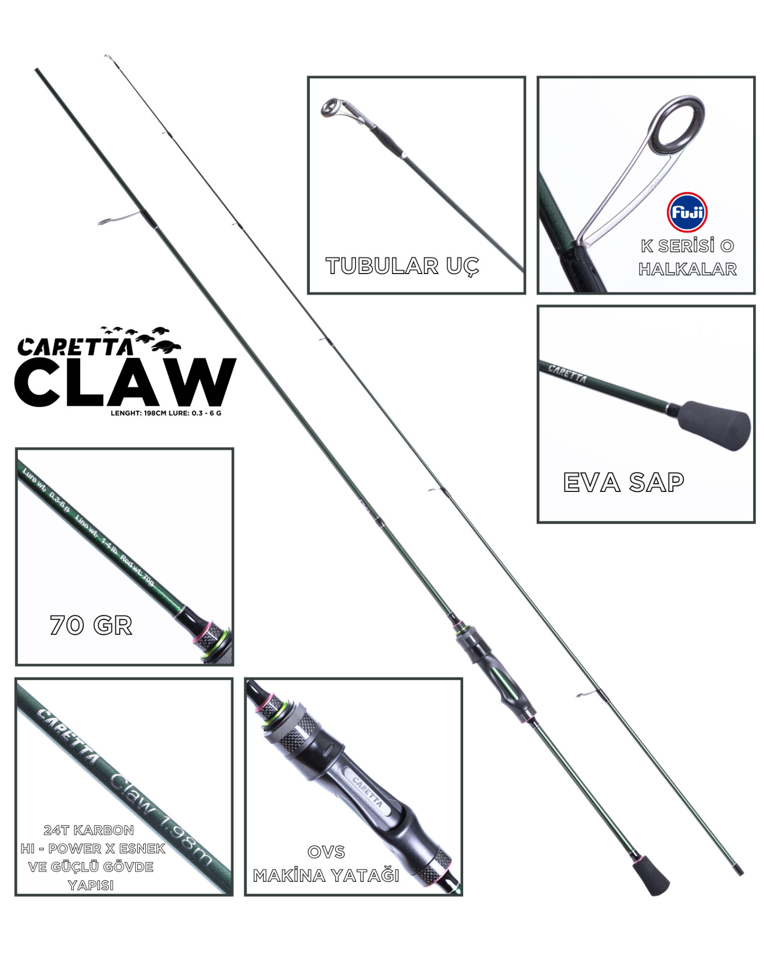 Caretta Claw Lrf Kamışı