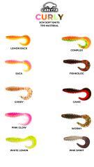 Caretta Curly 5 Cm Silikon Yem