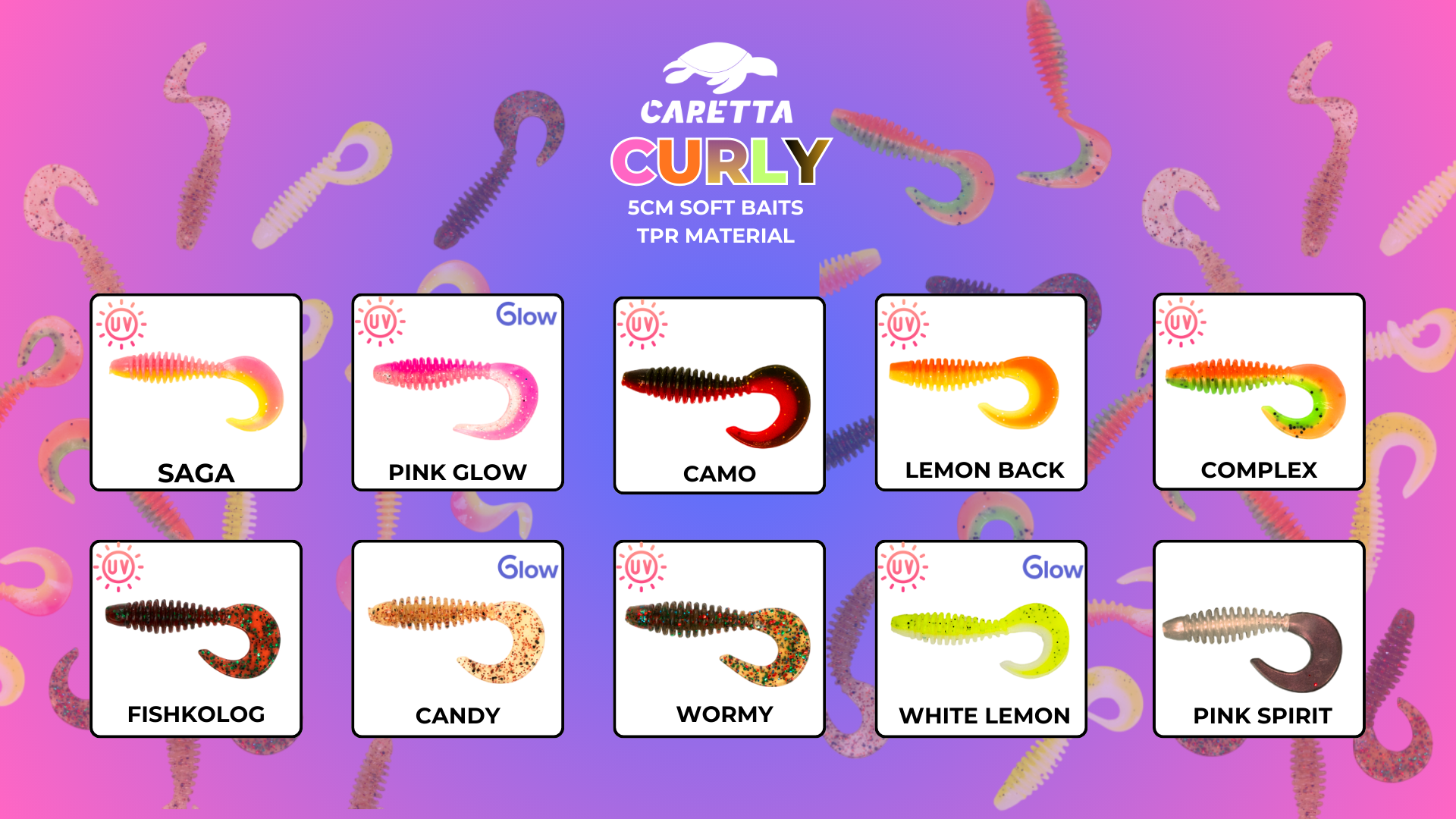 Caretta Curly 5 Cm Silikon Yem