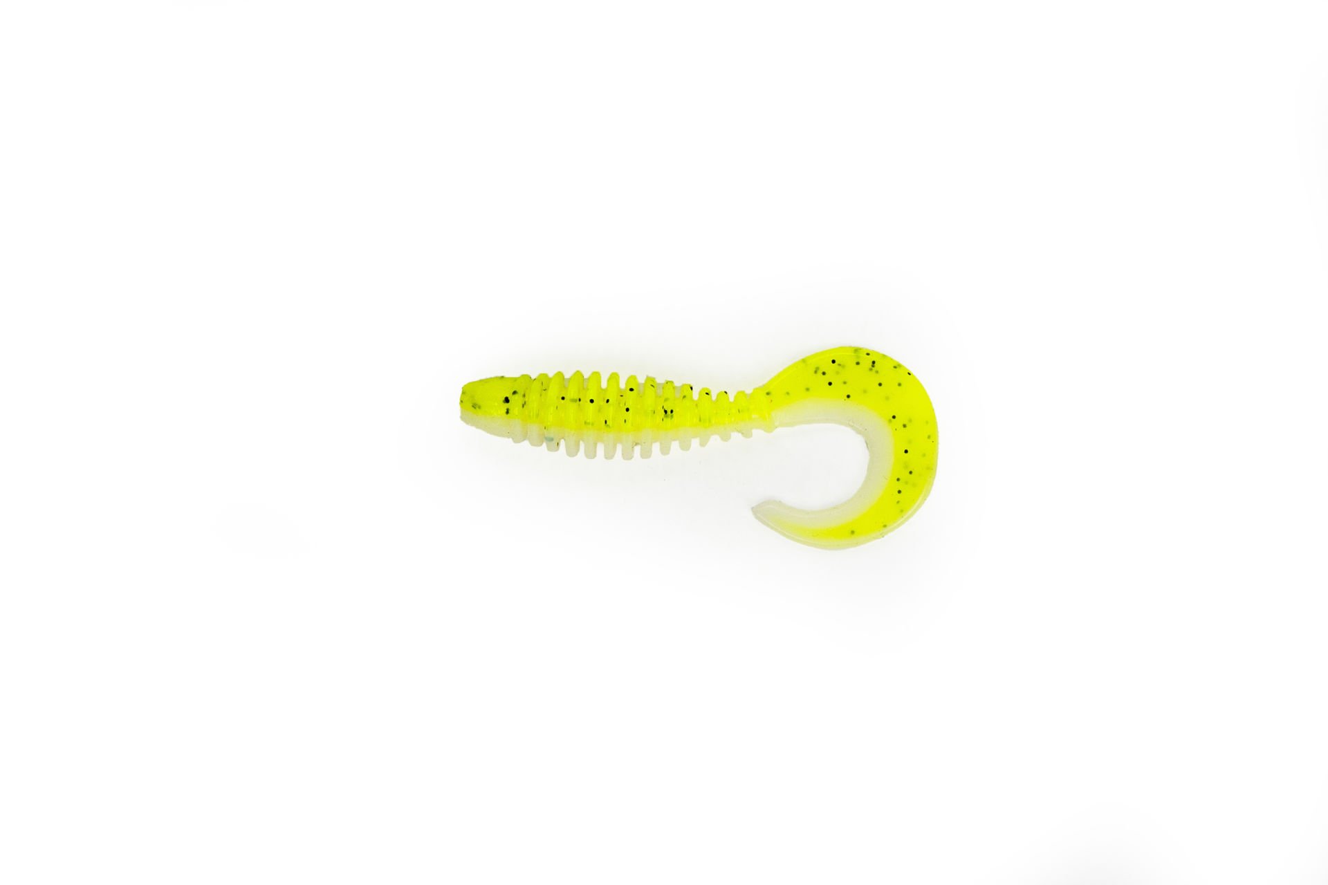 Caretta Curly 5 Cm Silikon Yem White Lemon