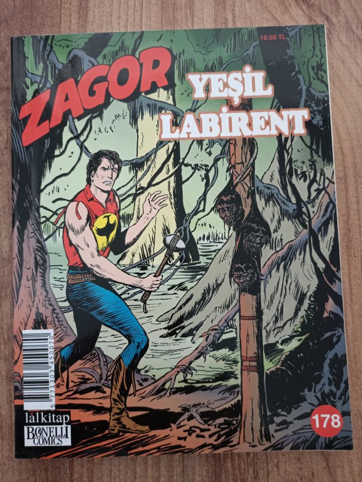 Zagor - Yeşil labirent - Sayı : 178 - Lal kitap / Çizgi Roman