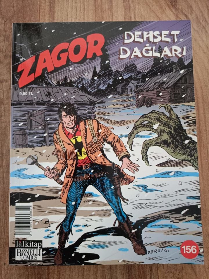 Zagor - Dehşet dağları - Sayı : 156 - Lal kitap / Çizgi Roman