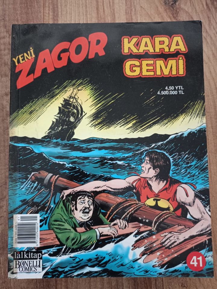 Yeni Zagor - Kara gemi - Sayı : 41 - Lal kitap / Çizgi Roman