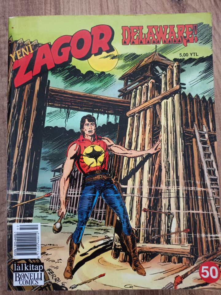 Yeni Zagor - Delaware - Sayı : 50 - Lal kitap / Çizgi Roman
