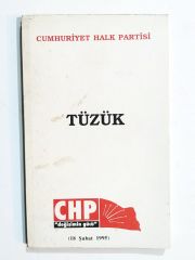 CHP Tüzük 18 Şubat 1995 - Kitap