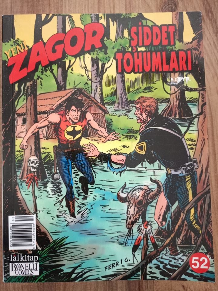 Yeni Zagor - Şiddet tohumları - Sayı : 52 - Lal kitap / Çizgi Roman