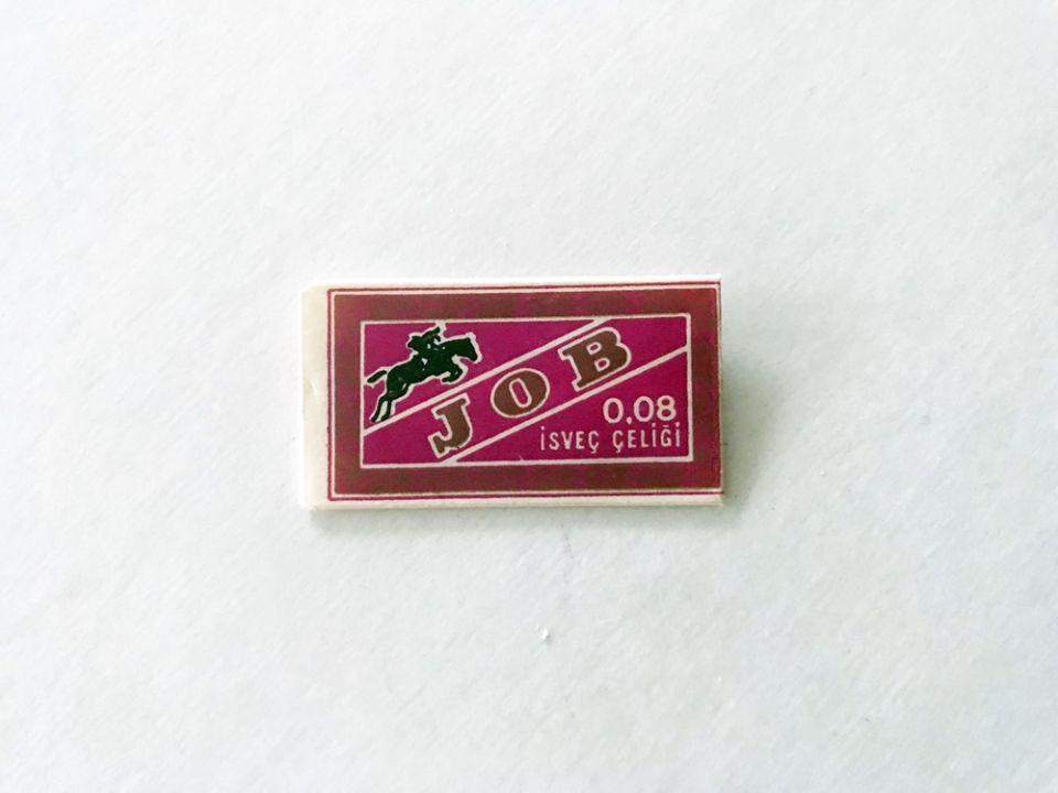 Job 0.08 İsveç Çeliği - Eski Jilet / Türk Malı