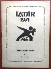 İzmir Akdeniz Oyunları 1971 - Kitapçık